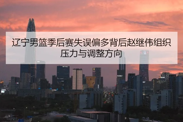 辽宁男篮季后赛失误偏多背后赵继伟组织压力与调整方向